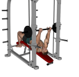 Barbell Press - Smith Machine Decline Guillotine